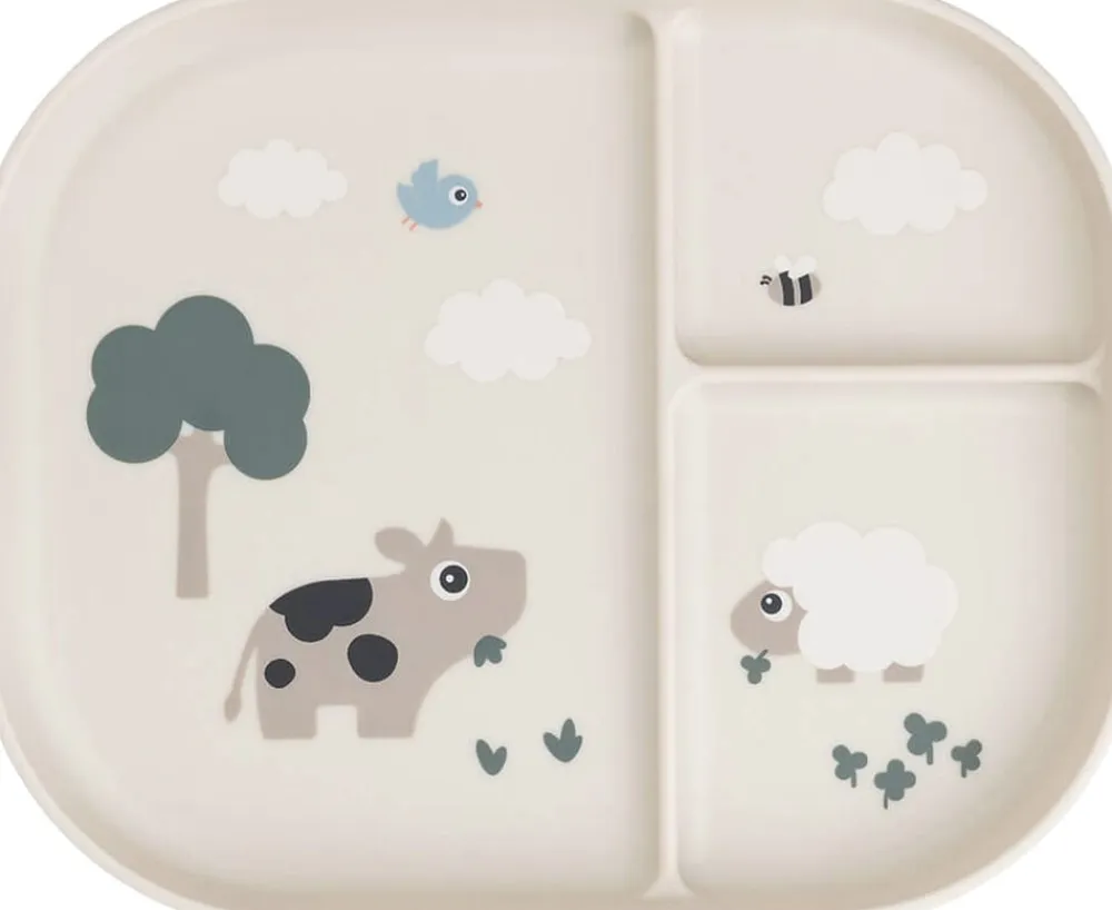 Foodie inddelt tallerken Tiny farm>Done by Deer Discount