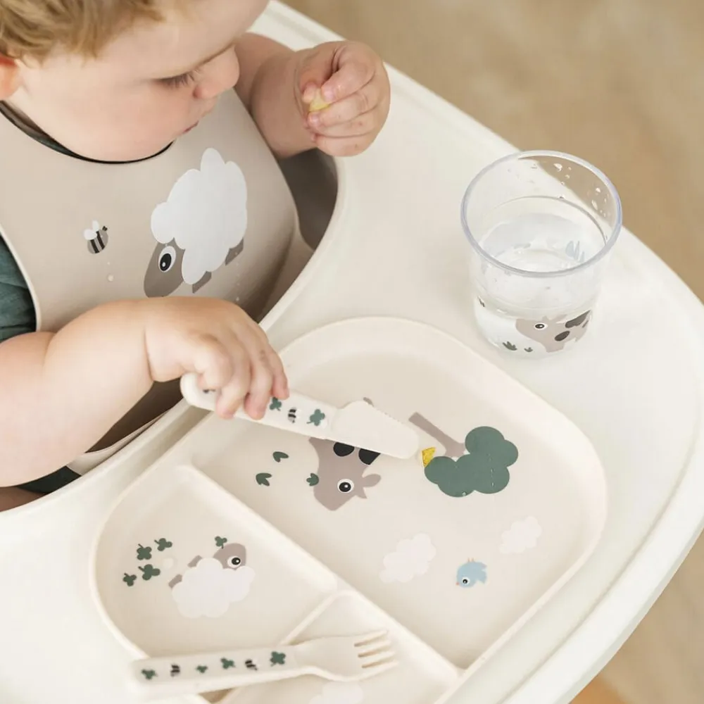 Foodie inddelt tallerken Tiny farm>Done by Deer Discount