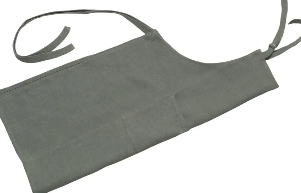 Bastian Forklæde 95x80 cm Olivengrøn Outlet