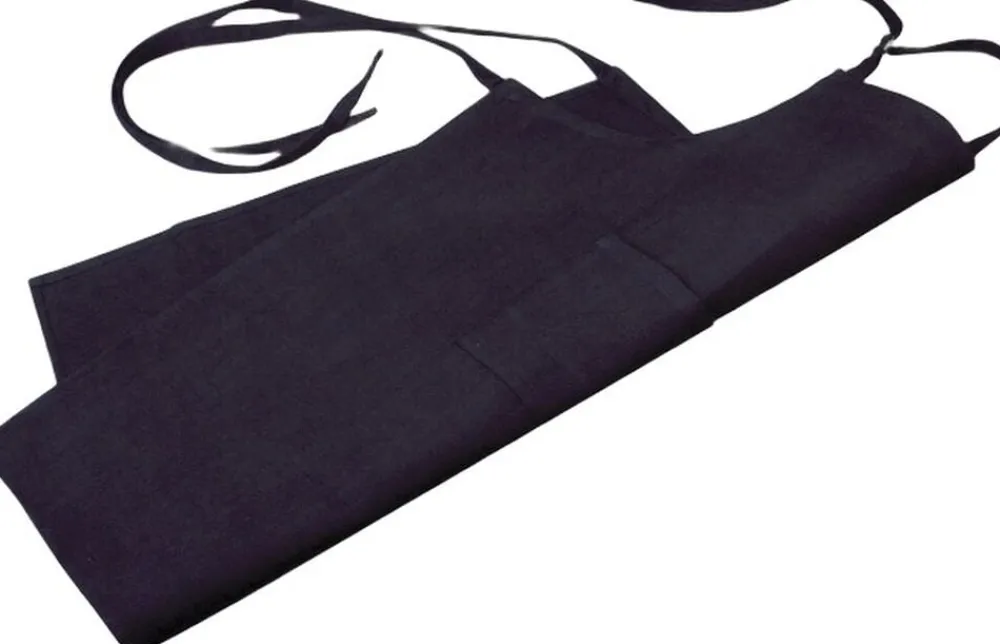 Bastian Forklæde 95x80 cm Sort Outlet