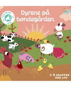 Børn Forlaget Room2Play - Pegebog med lyd - Dyrene på bondegården