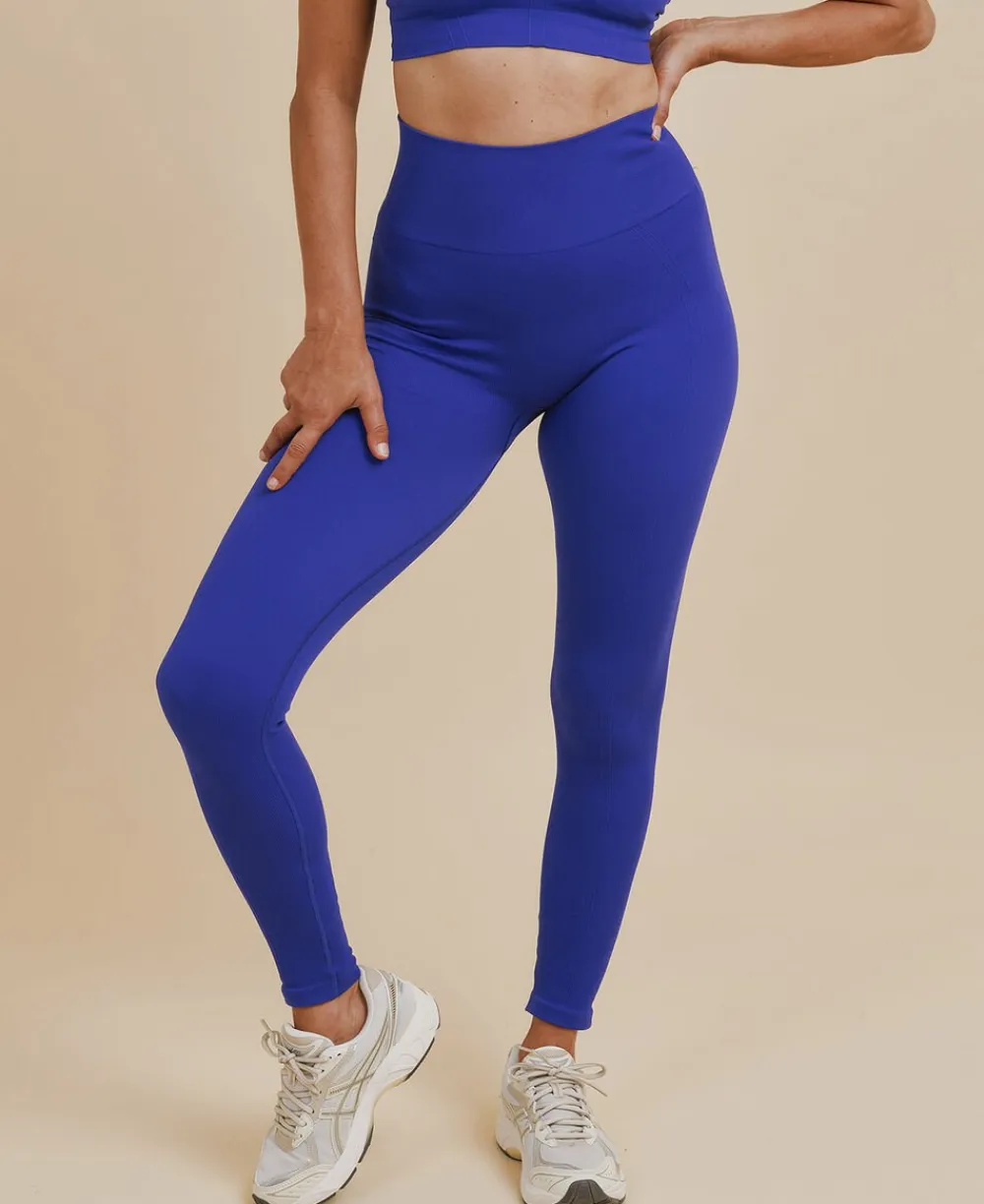 Cartel Copenhagen Form Seamless leggings - Cartel Blue Blå Clearance