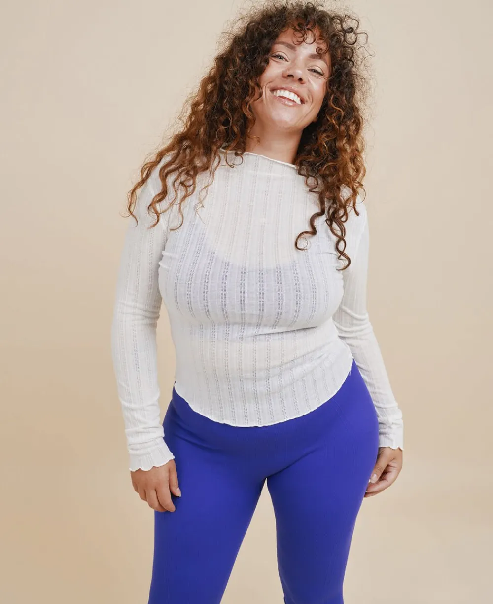 Cartel Copenhagen Form Seamless leggings - Cartel Blue Blå Clearance