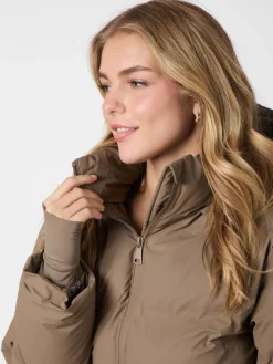 Neo Noir Fox C Water Repellent Puffer Jacket Dark taupe Clearance