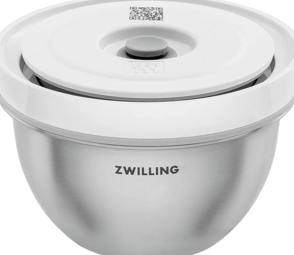 Zwilling Fresh & Save BOWLS Vakuumskål S / 12 cm, Rustfrit stål, Sølv