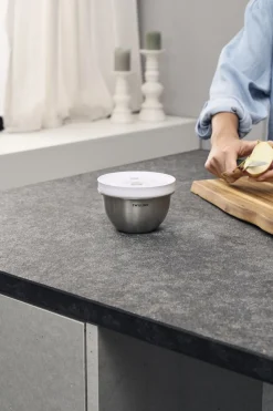 Zwilling Fresh & Save BOWLS Vakuumskål S / 12 cm, Rustfrit stål, Sølv