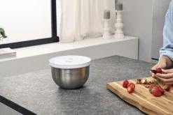 Zwilling Fresh & Save BOWLS Vakuumskål M / 19 cm, Rustfrit stål, Sølv