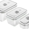 Fresh & Save Vakuum beholdersæt 3d i glas. S,M, L>Zwilling Outlet