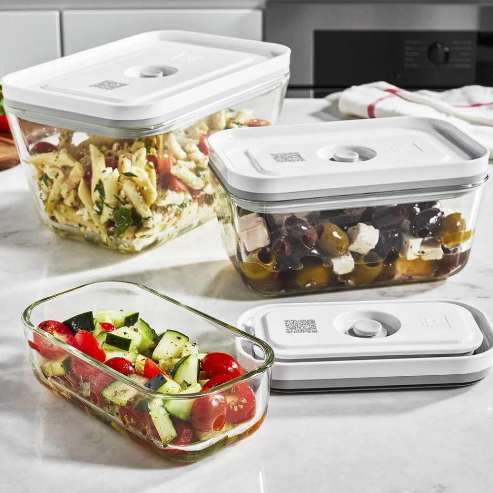 Fresh & Save Vakuum beholdersæt 3d i glas. S,M, L>Zwilling Outlet