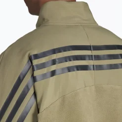 adidas Future Icons 3-Stripes 1/4-Zip Sweatshirt Gr&oslash;n New