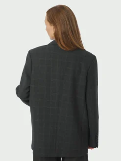 Neo Noir Gaby Check Blazer Antracit Hot