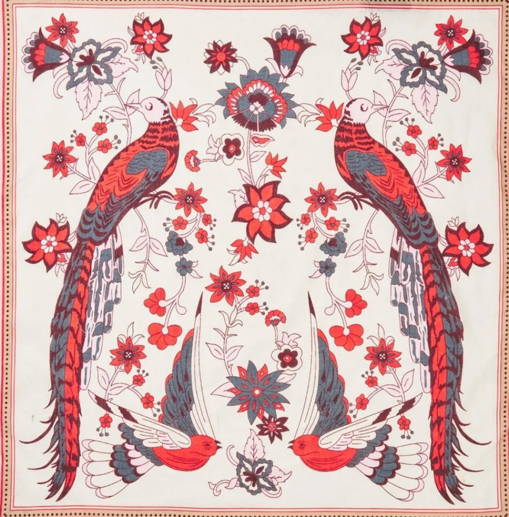 Lollys Laundry GardenbirdsLL Scarf Creme New