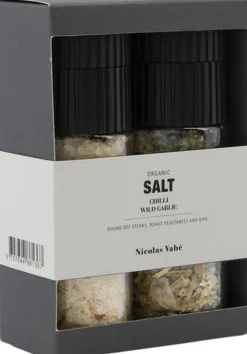 Gaveæske, Organic Chilli salt & Wild garlic>Nicolas Vahé