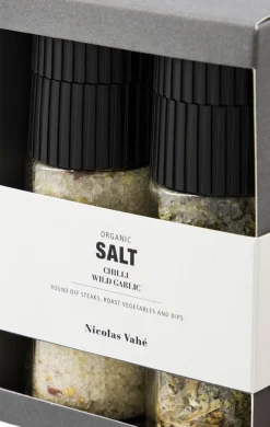 Gaveæske, Organic Chilli salt & Wild garlic>Nicolas Vahé