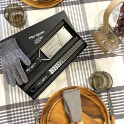 Microplane Gavesæt - Premium Zester + Gourmet Slicer + Skæreresistent Best