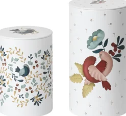 Rosendahl GC Cottage Opbevaringsdåse Ø10/Ø11 hvid m. deko 2 stk.