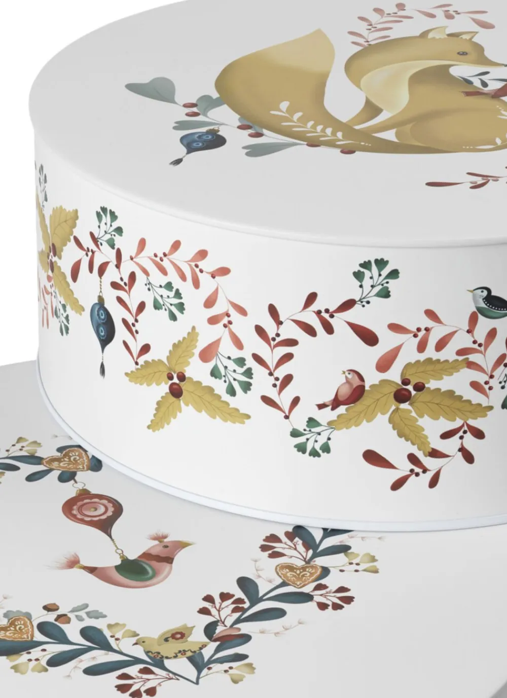 Rosendahl GC Cottage Opbevaringsdåse Ø20/Ø22 hvid m. deko 2 stk. Clearance