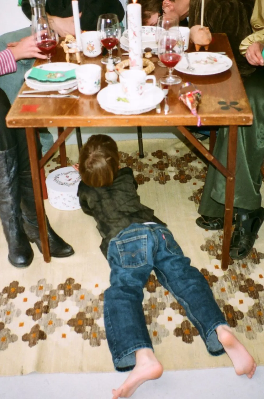 GC Cottage Tallerken Ø19. 5 cm hvid m. deko>Lyngby Porcelæn Best