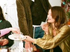 GC Cottage Tallerken Ø23 cm hvid m. deko>Lyngby Porcelæn Hot