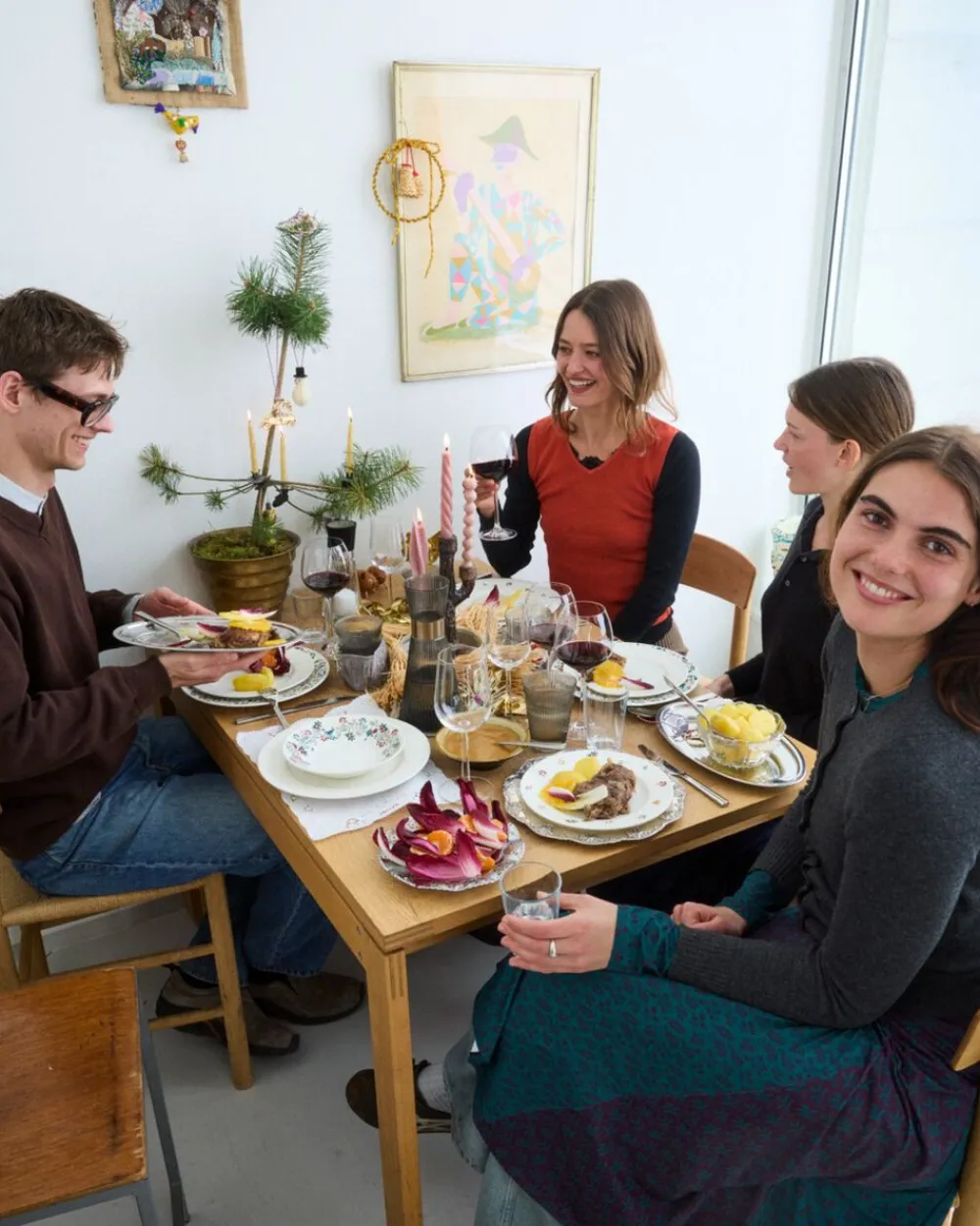 GC Mouthblown Vandkaraffel 1,0 l smoke>Rosendahl