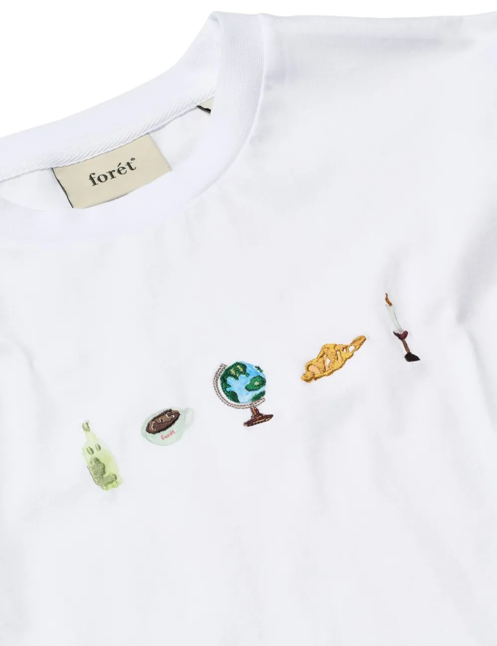 Forét GEAR T-SHIRT White New