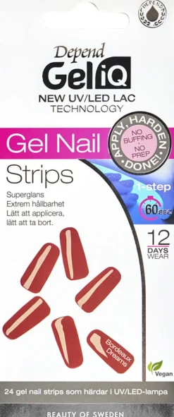 Depend Gel iQ Gel Nail Strips Semi cured n Hot