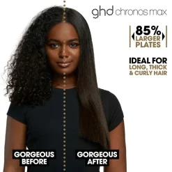 ghd Chronos Max - Wide Plate Hair Straightener Black Outlet