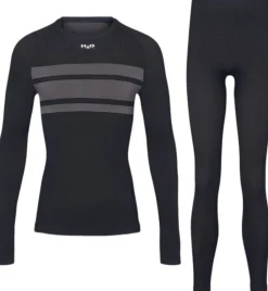 H2O Gillo Seamless skiundertøj Sort Hot
