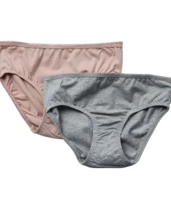 Magasin du Nord Collection Girls Briefs 2-Pack Light grey melange New