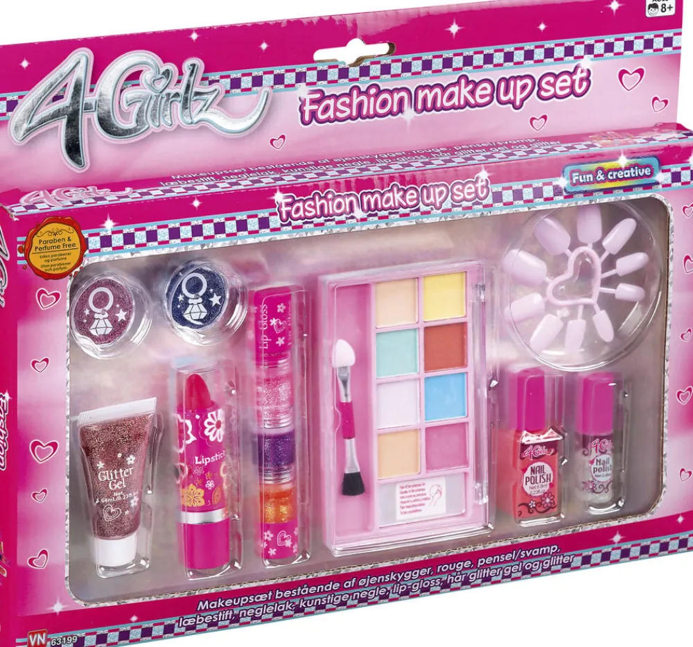 MAKEUPSÆT I BOX>4-GIRLZ