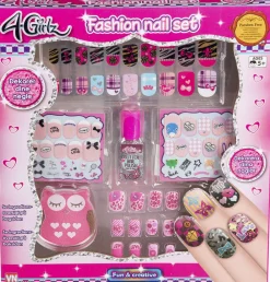Børn 4-GIRLZ NEGLE SÆT