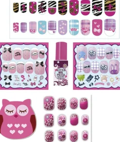 Børn 4-GIRLZ NEGLE SÆT