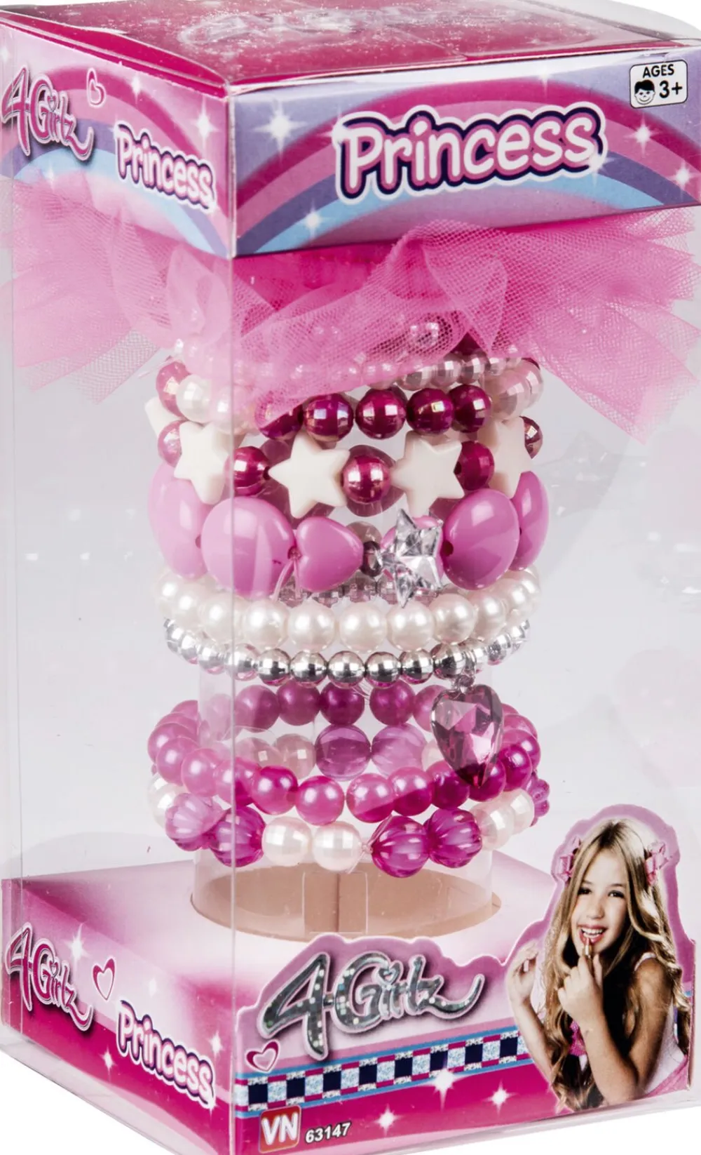 Børn 4-GIRLZ PERLEARMBÅND SÆT