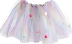 skørt og hårbøjle med enhjørningehorn. Str. 3-6 år.>4-GIRLZ New