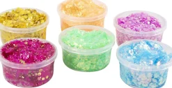 Børn Creativ Company Glitter Clay, 6x20ml.
