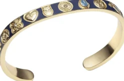 With love darling Global Goals Bangle - Blue Vermeil Outlet