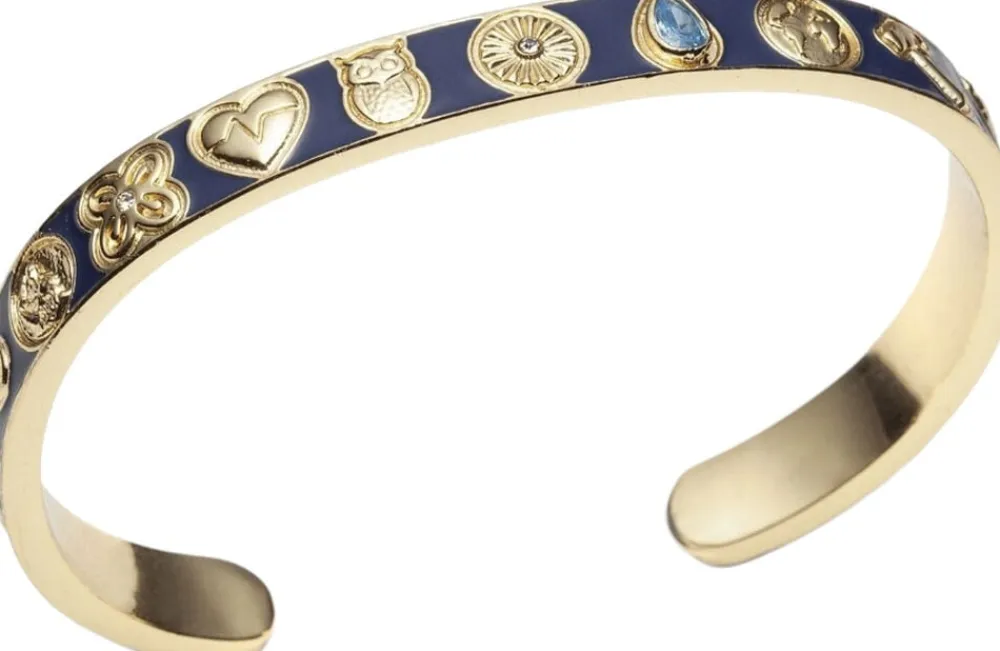 With love darling Global Goals Bangle - Blue Vermeil Outlet