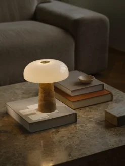 DFTP GLOSSY MINI TABLE E14 G45 BEIGE