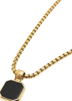 Necklace with Square Onyx Pendant><noscript><img width=