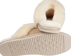 Lovelies GOSSA - SHEARLING SLIPPERS Safari Sale