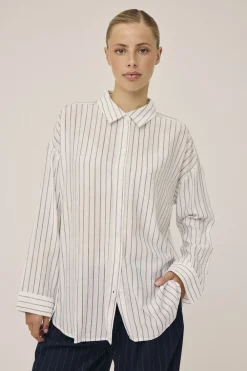 Dame Magasin du Nord Collection Grady 1 Langærmede skjorte - LENZINGECOVERO