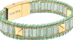 Aventurine Stud Bracelet>Nialaya New
