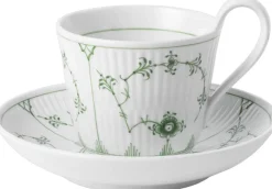 Royal Copenhagen Grøn Mussel k/underkop, 24 cl