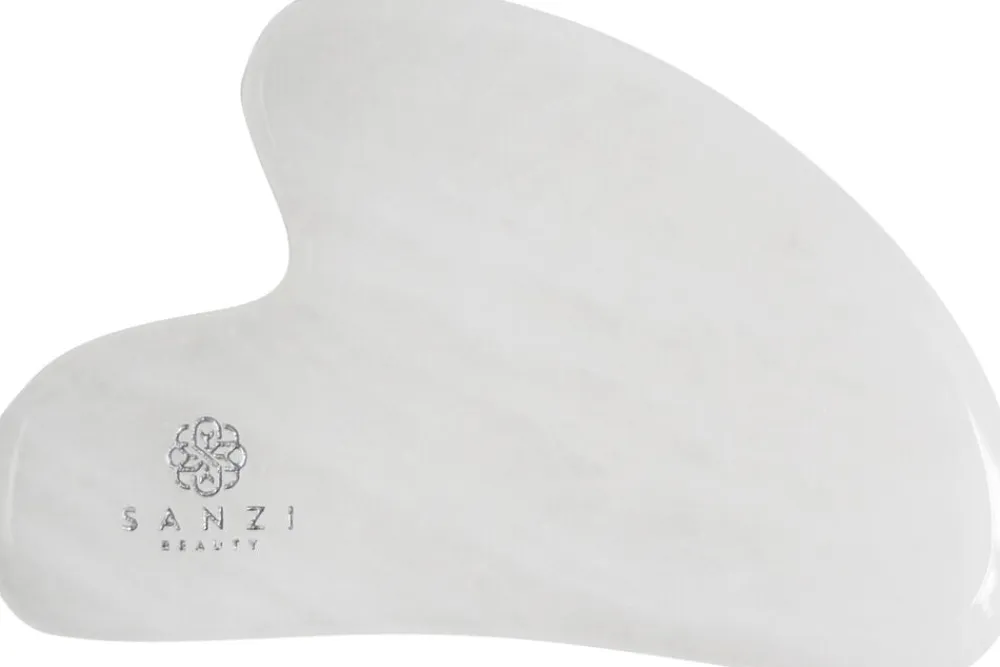 Sanzi Beauty Gua Sha White Jade New