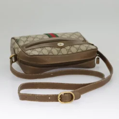 Gucci Vintage Gucci Shoulder Bag Beige New