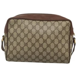 Gucci Vintage Gucci Shoulder Bag Beige Discount