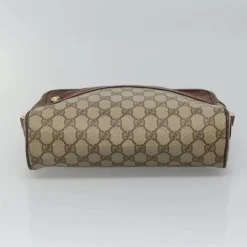 Gucci Vintage Gucci Shoulder Bag Beige Discount