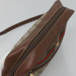 Gucci Vintage Gucci Shoulder Bag Beige Discount