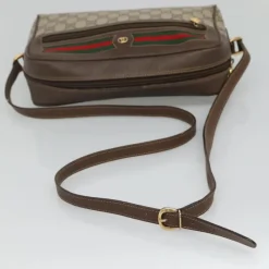 Gucci Vintage Gucci Shoulder Bag Beige Hot