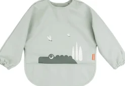 Hagesmæk m/ærmer og lomme Croco Grøn>Done by Deer New